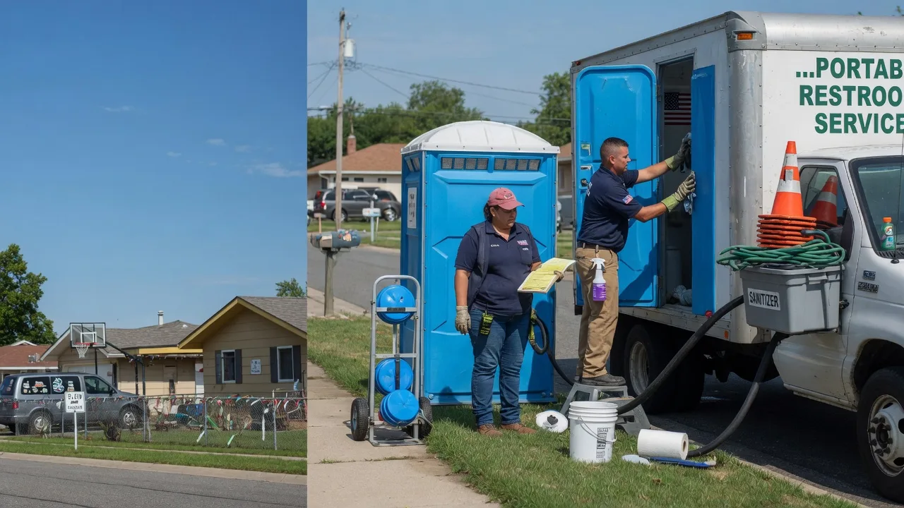 Portable Toilet Rental in Pleasant Lake, MI near me